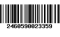 Código de Barras 2460590023359