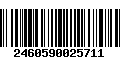 Código de Barras 2460590025711