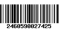 Código de Barras 2460590027425