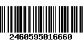 Código de Barras 2460595016660