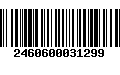 Código de Barras 2460600031299