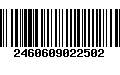 Código de Barras 2460609022502