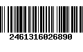 Código de Barras 2461316026890