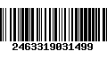 Código de Barras 2463319031499