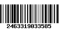 Código de Barras 2463319033585