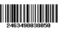 Código de Barras 2463498038050