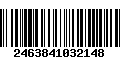 Código de Barras 2463841032148