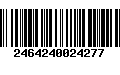 Código de Barras 2464240024277