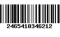 Código de Barras 2465410346212