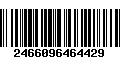 Código de Barras 2466096464429