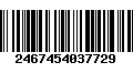 Código de Barras 2467454037729