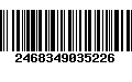 Código de Barras 2468349035226