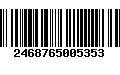 Código de Barras 2468765005353