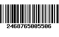 Código de Barras 2468765005506