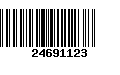 Código de Barras 24691123