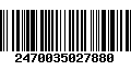 Código de Barras 2470035027880