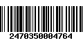 Código de Barras 2470350004764