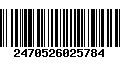 Código de Barras 2470526025784