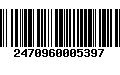 Código de Barras 2470960005397