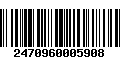 Código de Barras 2470960005908