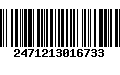 Código de Barras 2471213016733