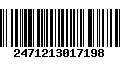 Código de Barras 2471213017198