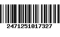 Código de Barras 2471251017327