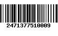 Código de Barras 2471377510009