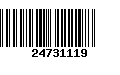 Código de Barras 24731119