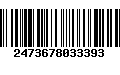 Código de Barras 2473678033393