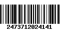 Código de Barras 2473712024141