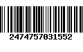 Código de Barras 2474757031552