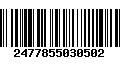 Código de Barras 2477855030502