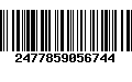 Código de Barras 2477859056744