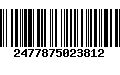 Código de Barras 2477875023812