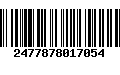 Código de Barras 2477878017054