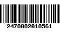 Código de Barras 2478082018561