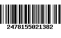 Código de Barras 2478155021382