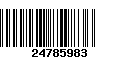 Código de Barras 24785983