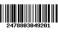 Código de Barras 2478803049201