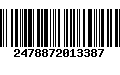 Código de Barras 2478872013387