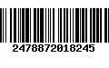 Código de Barras 2478872018245