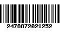 Código de Barras 2478872021252