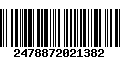 Código de Barras 2478872021382