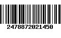 Código de Barras 2478872021450