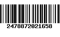 Código de Barras 2478872021658