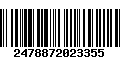 Código de Barras 2478872023355