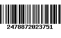 Código de Barras 2478872023751