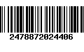 Código de Barras 2478872024406