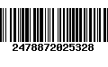 Código de Barras 2478872025328